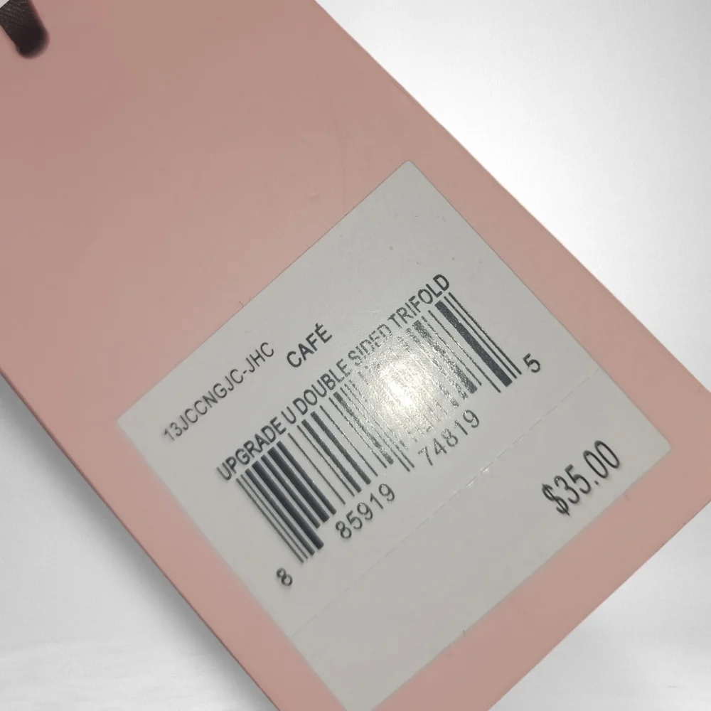 Juicy Couture Cafe Upgrade U Double Sided Trifold Wallet